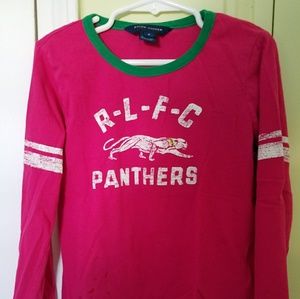 Pink long sleeves size 6
